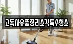 고독사유품정리소각특수청소