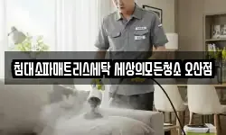 침대소파매트리스세탁 세상의모든청소 오산점