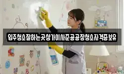 입주청소잘하는곳상가이사준공공장청소자격증보유