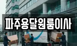 파주용달원룸이사