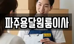 파주용달원룸이사