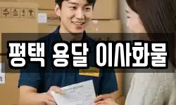 평택 용달 이사화물