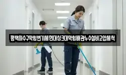 평택하수구막힘변기세면대싱크대막힘배관누수설비고압세척