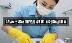 소독방역.외벽청소.기계크린룸.유품정리.사무실청소벌초대행