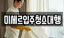 미세르입주청소대행