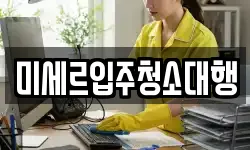 미세르입주청소대행