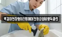 벽걸이천장형시스템에어컨청소업체뽀득클린