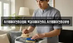 시스템에어컨청소업체,벽걸이에어컨청소,시스템에어컨청소방법