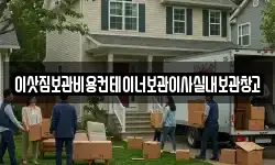 이삿짐보관비용컨테이너보관이사실내보관창고