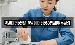 벽걸이천장형시스템에어컨청소업체뽀득클린