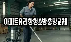 아파트유리창청소방충망교체