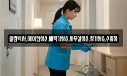 클린백서,에어컨청소,세탁기청소,사무실청소,정기청소,수원점