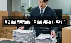용달이사,반포장이사,1톤이사,원룸이사,보관이사