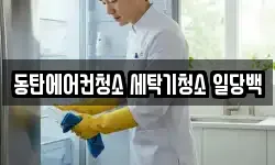 동탄에어컨청소 세탁기청소 일당백
