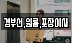 경부선,원룸,포장이사