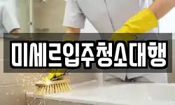 미세르입주청소대행