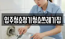 입주청소정기청소쓰레기집