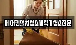 에어컨설치청소세탁기청소전문