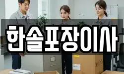 한솔포장이사