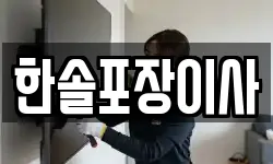 한솔포장이사