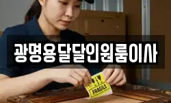 광명용달달인원룸이사