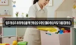 입주청소주차장청소물탱크청소오수장오폐수청소식당기름때청소