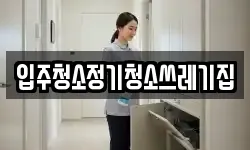 입주청소정기청소쓰레기집