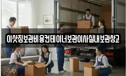 이삿짐보관비용컨테이너보관이사실내보관창고