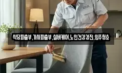 식당파출부,가사파출부,실버케어,노인건강검진,입주청소