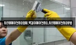 시스템에어컨청소업체,벽걸이에어컨청소,시스템에어컨청소방법