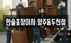 한솔포장이사 양주동두천점