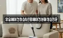 맑음에어컨청소시스템에어컨분해청소전문