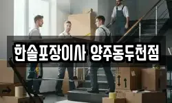 한솔포장이사 양주동두천점