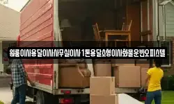 원룸이사용달이사사무실이사1톤용달소형이사화물운반오피스텔