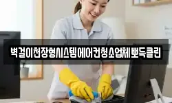 벽걸이천장형시스템에어컨청소업체뽀득클린
