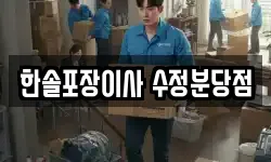 한솔포장이사 수정분당점