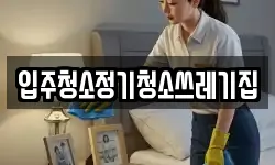 입주청소정기청소쓰레기집