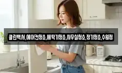클린백서,에어컨청소,세탁기청소,사무실청소,정기청소,수원점