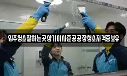 입주청소잘하는곳상가이사준공공장청소자격증보유