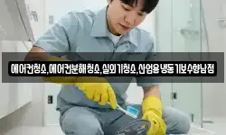 에어컨청소,에어컨분해청소,실외기청소,산업용냉동기보수향남점