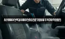 시스템에어컨벽걸이에어컨청소전문기업비용가격대량작업할인