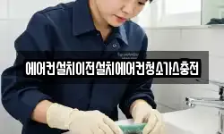 에어컨설치이전설치에어컨청소가스충전