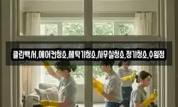 클린백서,에어컨청소,세탁기청소,사무실청소,정기청소,수원점