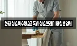 화재청소특수청소고독사청소쓰레기집청소업체