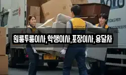 원룸투룸이사,학생이사,포장이사,용달차