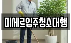 미세르입주청소대행