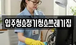 입주청소정기청소쓰레기집