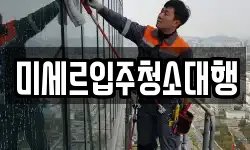 미세르입주청소대행