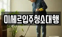 미세르입주청소대행