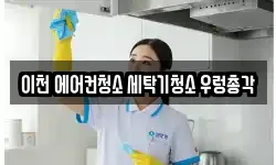 이천 에어컨청소 세탁기청소 우렁총각